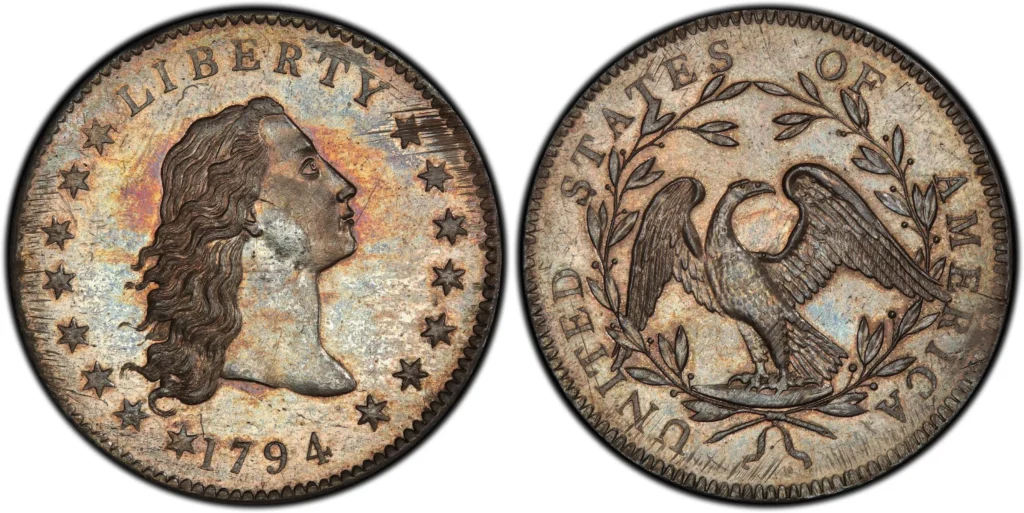 1794 Flowing Hair Silver Dollar