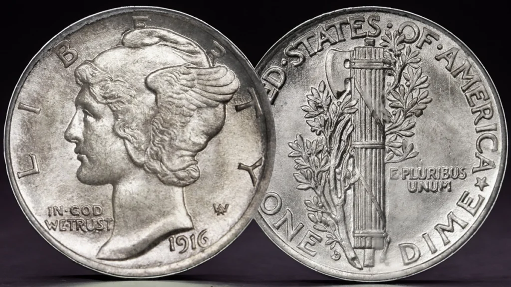 1916-D Mercury Dime