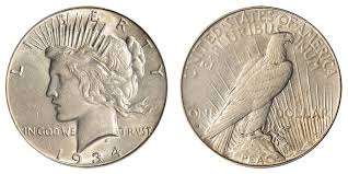 1934 Peace Dollar