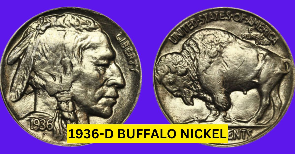 1936-D Buffalo Nickel