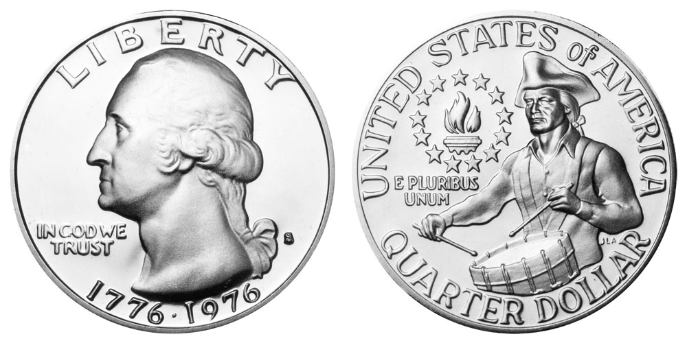 1976-S Proof Deep Cameo Bicentennial Quarter