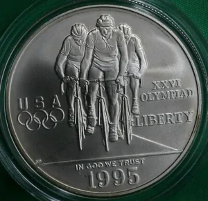 1995-D Cent. Olympics — Cycling: $135