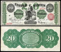 $20 1863 Legal Tender Note