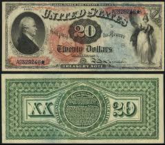 $20 1869 Legal Tender Note