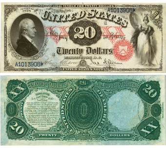 $20 1873 Legal Tender Note-