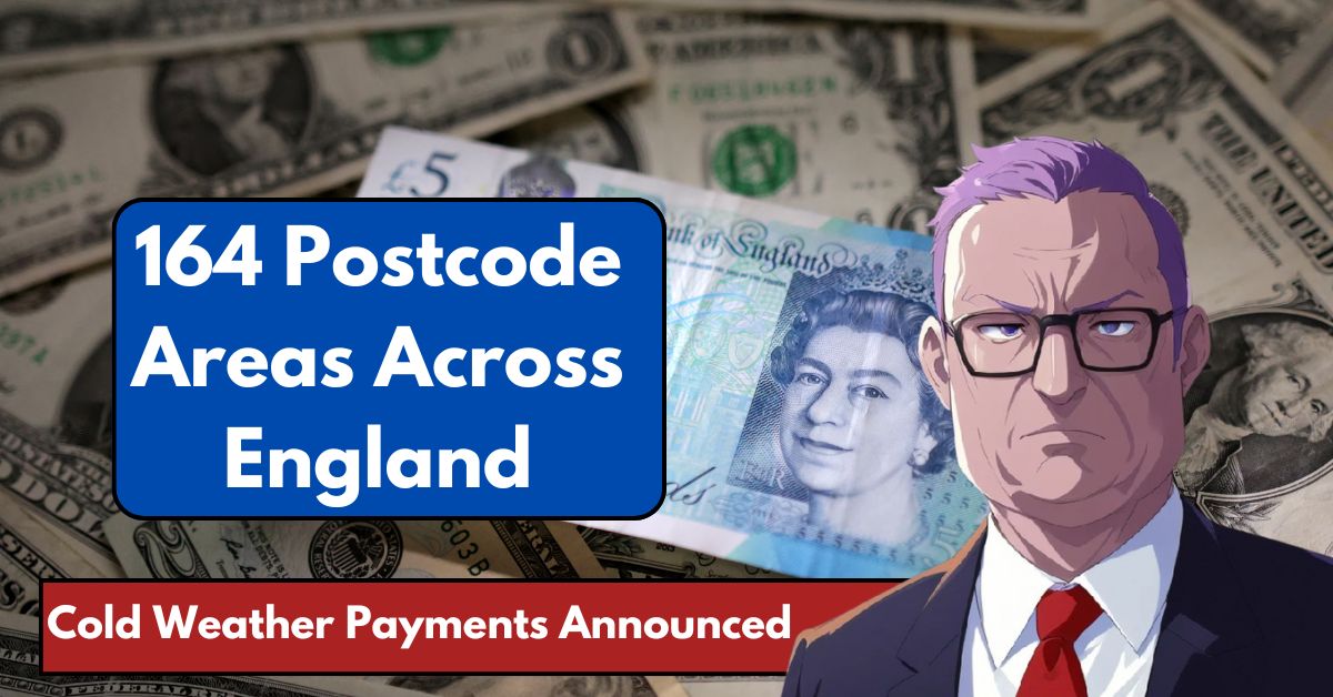 Cold Weather Payments Announced for 164 Postcode Areas Across England