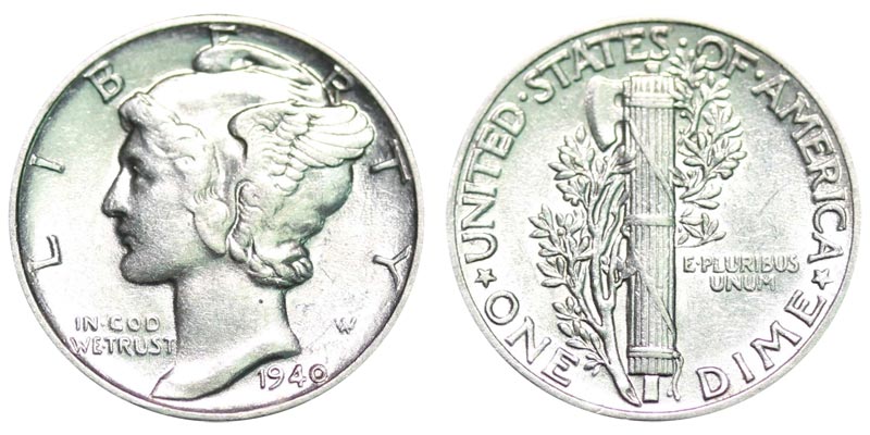 Mercury Dime (1940s)