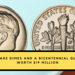 Two Rare Dimes and a Bicentennial Quarter Worth $19 Million