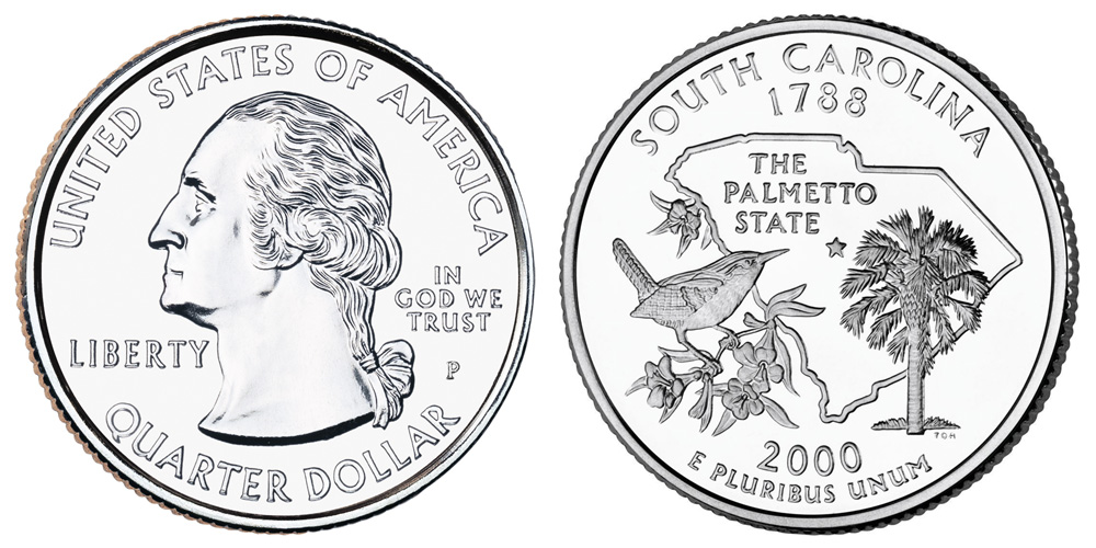 South Carolina 2000-P MS69