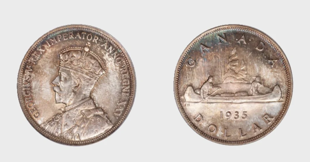 The 1935 George V Specimen Canadian Dollar