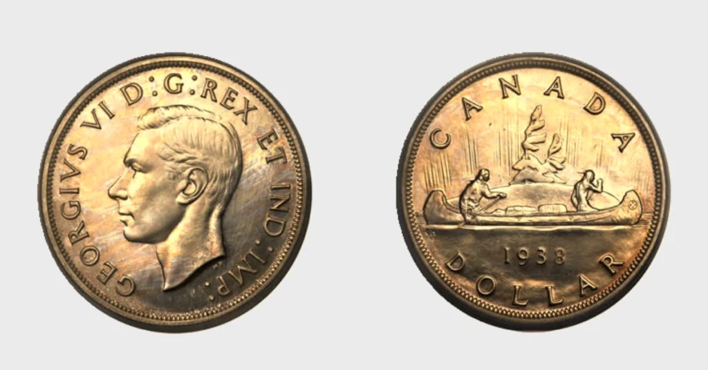 The 1938 George V Specimen Canadian Dollar